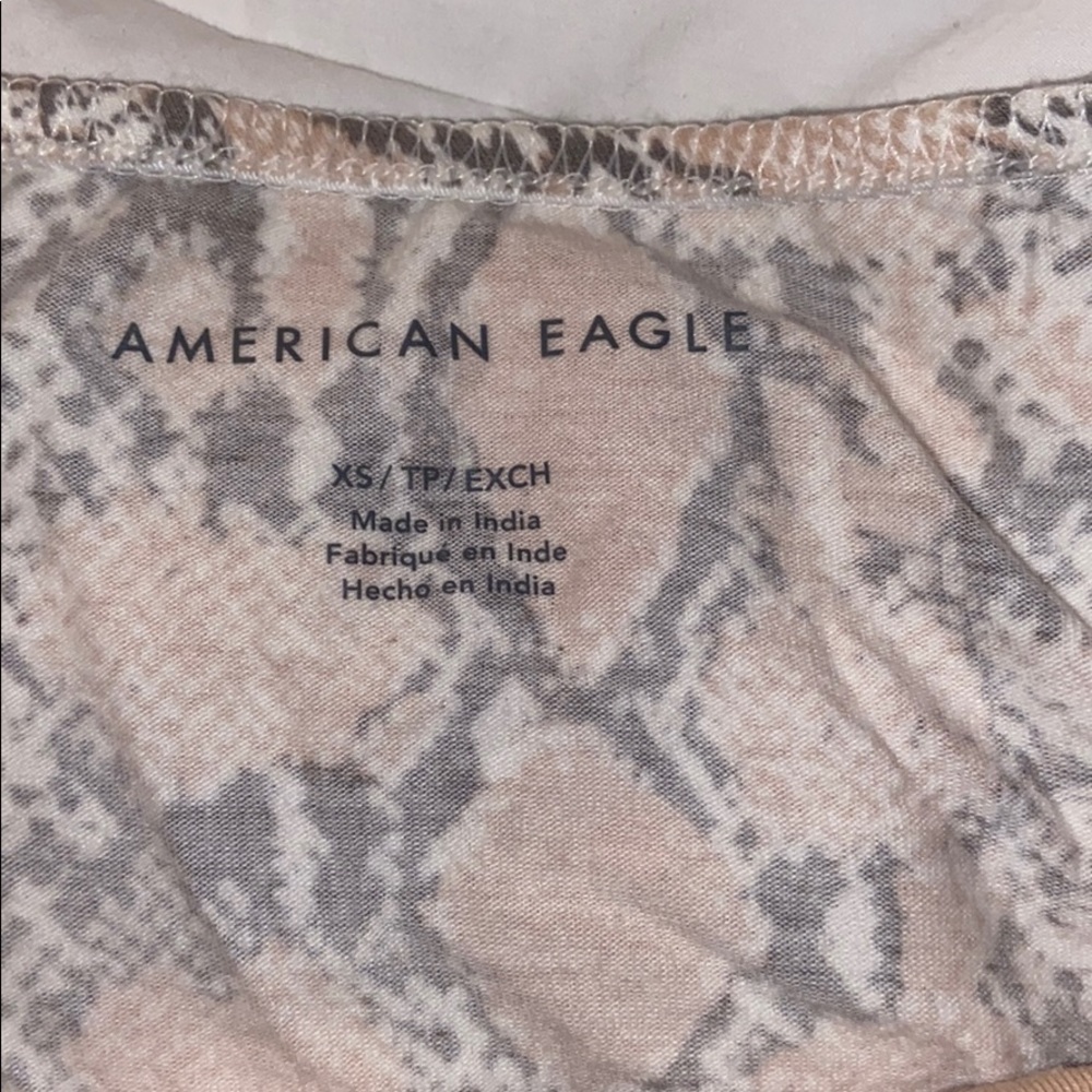 XS Snake Print Tube Top - Picture 3 of 3